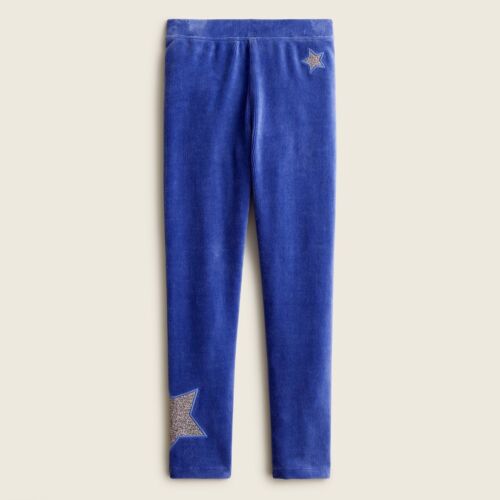 EUC $39 NWOT J.Crew Crewcuts sz 5 Corduroy Leggings Stars glitter girls 4-5 5 - Picture 3 of 10