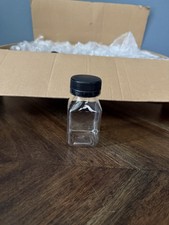 Lot of 43 Clear Plastic Bottles W/Lids 40 oz Storage Containers
