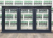 GREY FLUSH WOODEN CASEMENT WINDOW EXTERNAL EXTERIOR DOUBLE GLAZED USED OUTWARDS