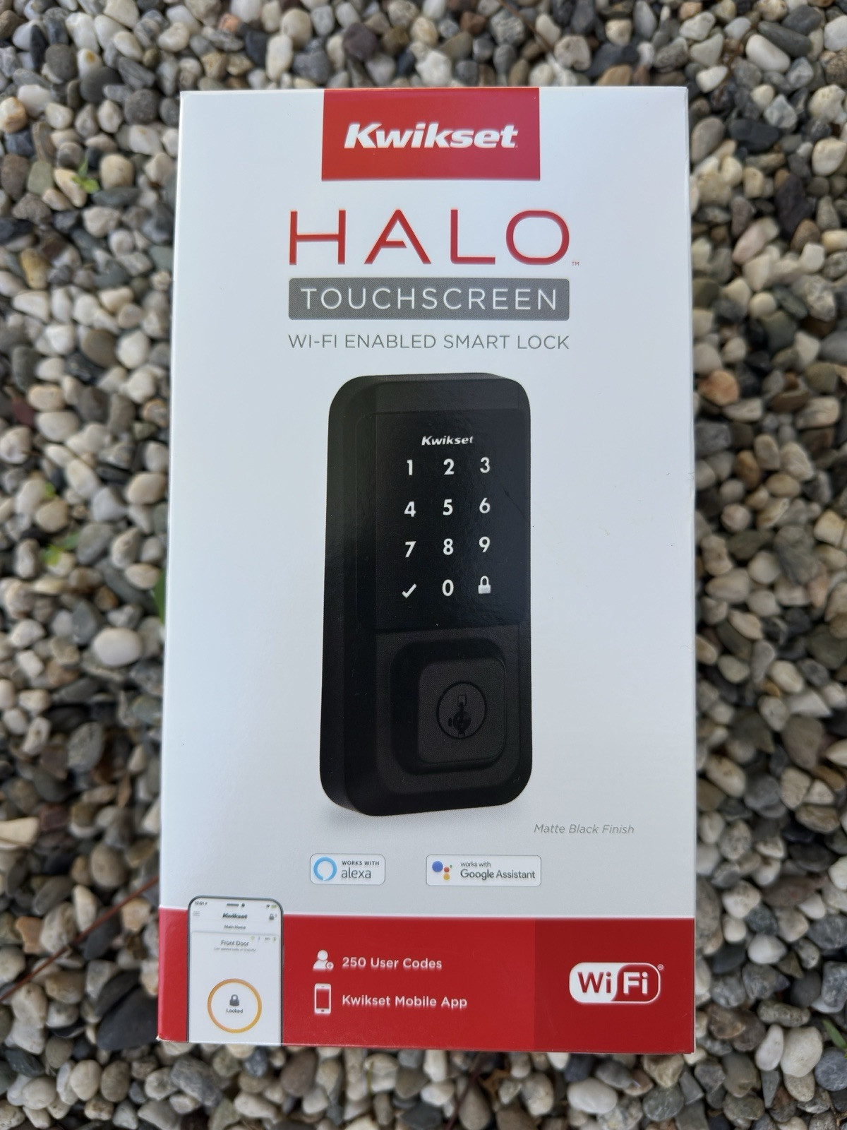 Kwikset Halo 939 Smart Wifi Keyless Entry Deadbolt Lock in Black 99390-image