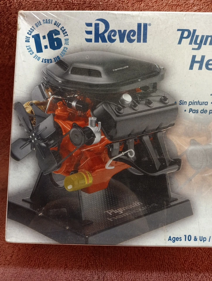 Revell Plymouth 426 Hemi Cuda 1:6 Diecast Model New Box Has Slight Damage!! - Image 2 of 4
