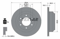 Textar Bremsscheiben Textar Ø 324Mm InnenbelüFtet FüR Hyundai 92203900