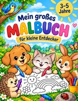 Malbuch FüR Kleine Entdecker, Groß, 80 Seiten, Kinderbuch, Zeichnen