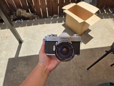 Vintage Yashica TL-Super 35mm SLR Film Camera w/ Yashinon DX 50mm f/2 Lens Japan