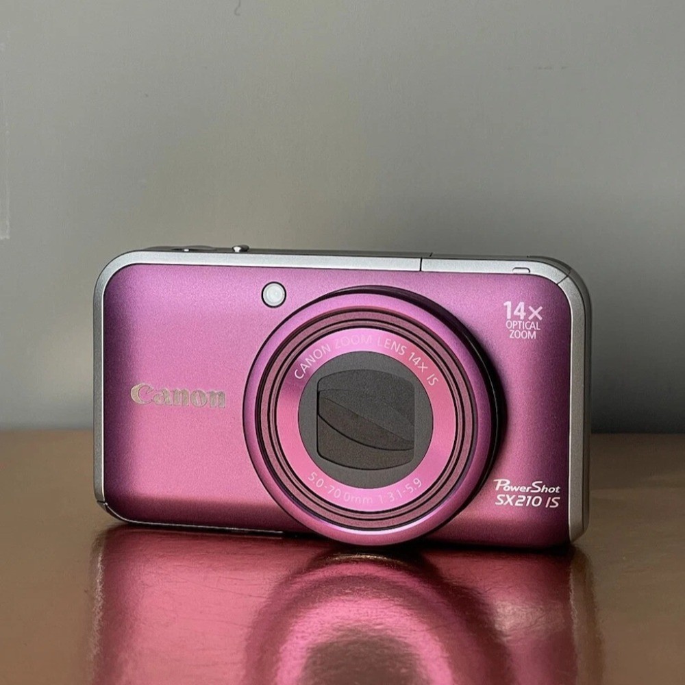 Canon PowerShot SX210 IS 14.0MP 14x Zoom Purple Digital Camera