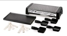Raclette Stone Grill Stainless Steel 8 Person 1200w DO9189G DOMO - Boxed