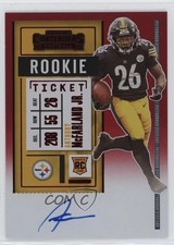 2020 Panini Contenders RPS FOTL Red Zone Anthony McFarland Jr #137 Auto 0v2h