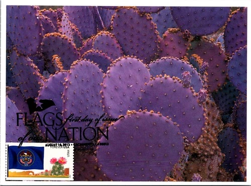 Dr Jim Stamps Maximum Card Utah State Flag Forever Fdc Flags Of Our Nation