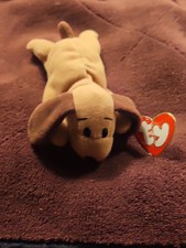 Ty Teenie Beanie Babies "Bones" The Dog 1993/ 37 Years Old Rare Find VGC