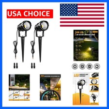 6W 700LM Low Voltage Landscape Lighting, 12V AC/DC 3000K Warm White LED Low V...