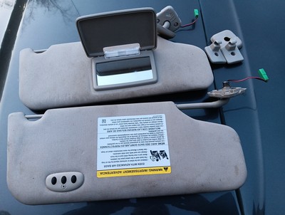 2013 Ford Edge  Sun Visors Sunvisor Gray Color OEM. Pair.  LH &RH 