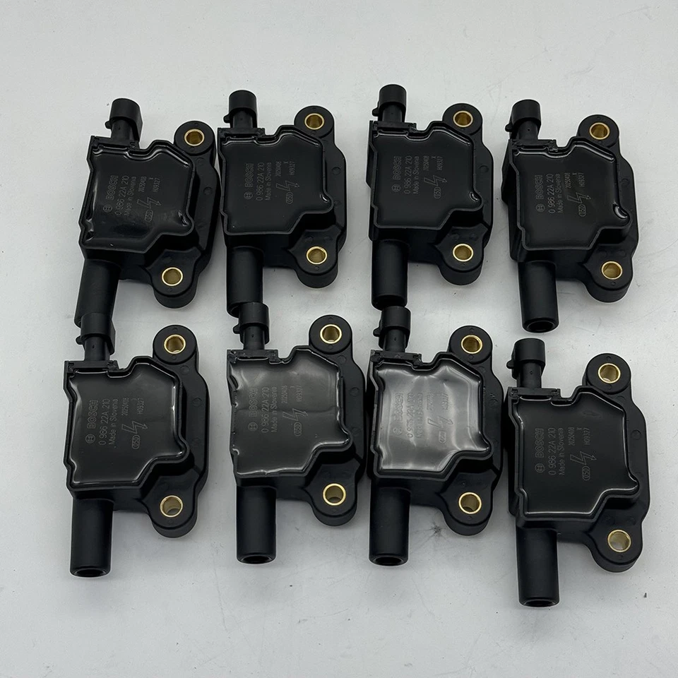 Paquete de 8 bobinas de encendido Bosch para Chevrolet UF413 12570616 2005-20 BSC1511 12611424 Foto 3 de 4
