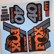Fox 40 Factory Fork Stickers 2018 Grip2 Mountain Biking Downhill Enduro Decals