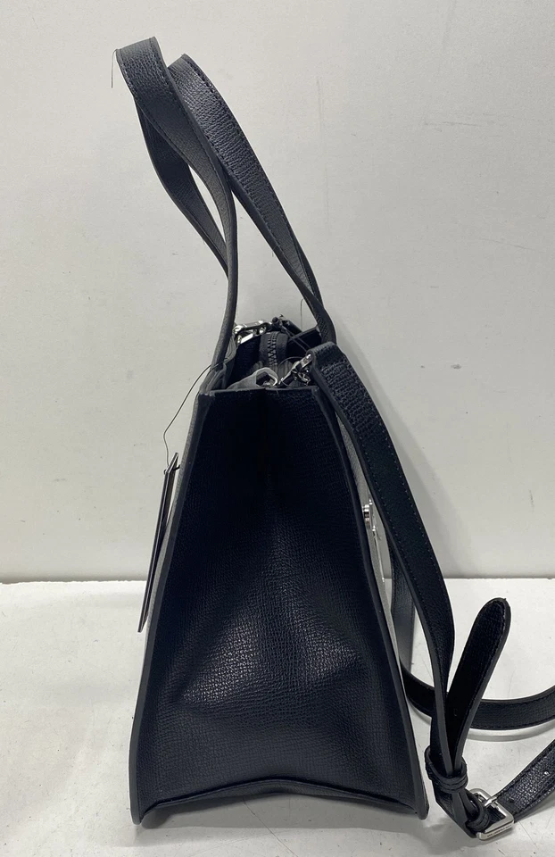 KARL LAGERFELD Women Black Top Handle Satchel Bag - Image 2 of 4