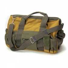 ToolTreaux Nylon Storage Tool Bag with Side Pockets and Shoulder Strap 18 x 8.5