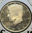 1978 S  Proof Clad-Kennedy Half Dollar Coin-Uncirculated from Mint Proof Set