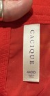 CACIQUE SIZE  44 DD RED W/ BLACK LACE STRAPPY UNDERWIRE BALCONETTE BRA — photo 7