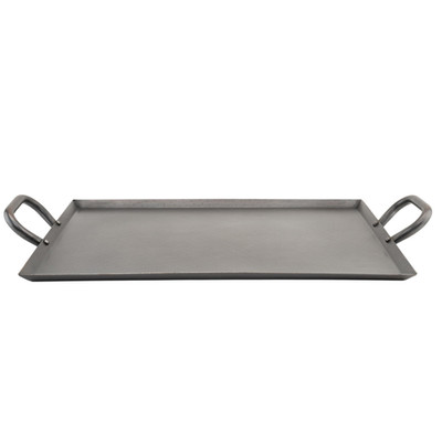 Get G.E.T. Sstpd-1612-Ant Heavy-Duty Metal Serving/Ottoman Tray Handles 16 X 12