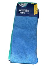 Image of Power Action - Jumbo Microfibre Cloths - Pack of 10- Multi-coloured - Wet & Dry