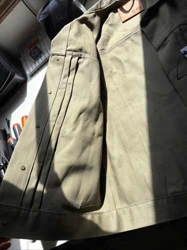 TAYLOR STITCH The RYDER JACKET Yoshiwa Mills Olive Green Size 40 NWT image 4