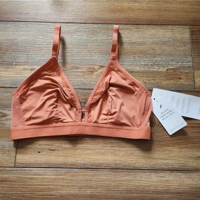 Lively Bra Womens 1 1X Terracotta Mesh Trim Bralette D DD NEW 