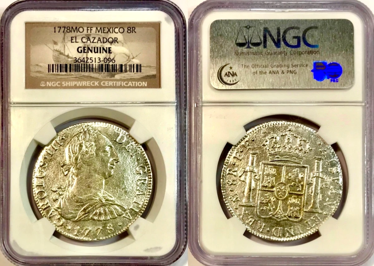8 雷亚尔NGC 认证墨西哥殖民地硬币(Pre - 1821) | eBay