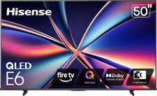 Hisense 50" Class E6 Series QLED 4K UHD Smart Fire TV 50E6QF, 2025 Model - QLE