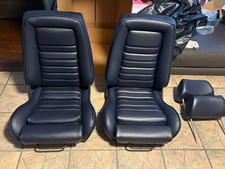 PORSCHE RECARO REBUILT REUPHOLSTERED SEATS GERMAN VINYL BEAUTIFUL