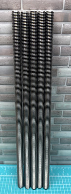 5- 12  Stainless Steel Threaded Rods, 1/2''-13 Fully All Threaded Rods