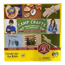 BULK LOT of 20 - NEW Creativity for Kids Camp Crafts Kit 12 Projects Arts