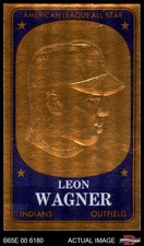 1965 Topps Embossed #31  Leon Wagner  Indians 6 - EX/MT