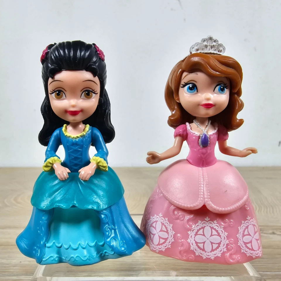 Mattel Disney Jr Sofia the First Mini Doll Princess Hildegard & Sofia Figures 3" - Image 2 of 4