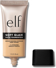 E.L.F. Soft Glam Foundation, Medium Coverage, Vegan, 24 Light Warm