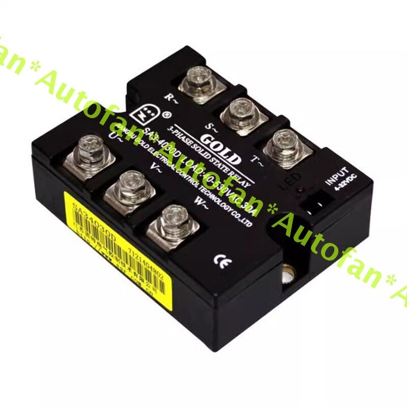 1 Pc. New SA3-4030D 3-Phase Solid State Relay 40-530VAC 30A