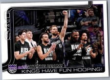 2025-26 Topps #295 Light The Beam!: Kings Have Fun Hooping!