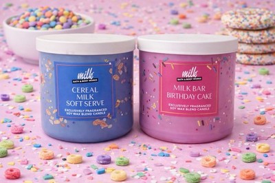 Bath & Body 3-Wick Cereal Milk Soft & Milk Bar Birthday Cake