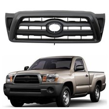 For Tacoma 2005 2006 2007 2008 2009 2010 2011 Front Grille Black Shell Gray