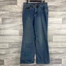 Jag Bootcut Jeans Womens 12 (29x27) Blue Denim Stretch Mid-Rise Medium Wash