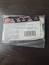 Hanes Face Masks 5 Pack 100 Cotton White Washable Reusable Breathable Soft