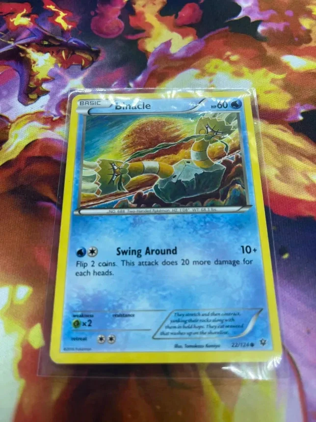 Binacle 22/124 Fates Collide Regular LP-Lightly Played Pokémon Card TCG - Image 3 of 4