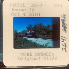 2010 Boone IA Train Slide M&STL RS-11 Locomotive Mike Sosalla Original