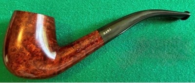 Vtg Bari Select Nature Old Briar Pipe Shape 10 Smooth Bent Dublin Denmark Clean