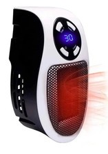 Chauffage Électrique Portable Mural Souffleur Air Chaud 350W Réglable Hiver