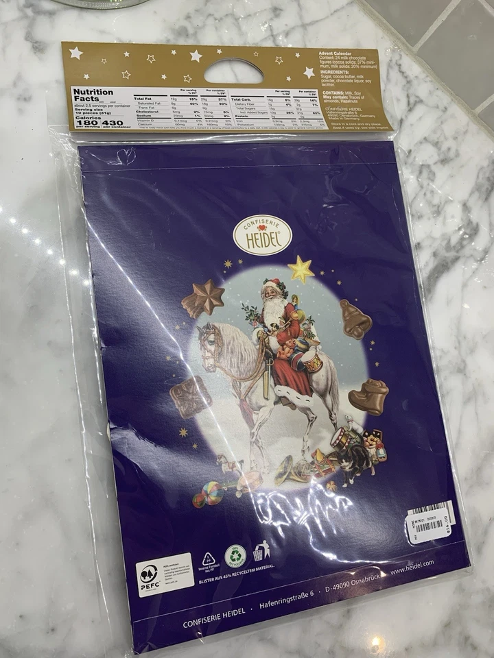 Advent Calendar Milk Chocolate Confisire Heidel Christmas Cheer Countdown! - Image 3 of 4