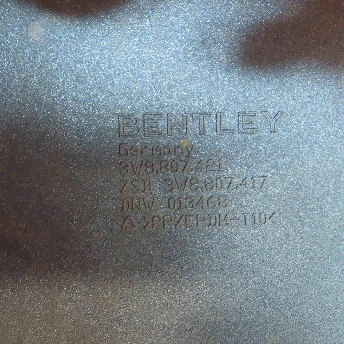 BENTLEY GT REAR BUMPER 2004 2005 2006 2007 2008 2009 2010 GTC 2D 3W8 807 421