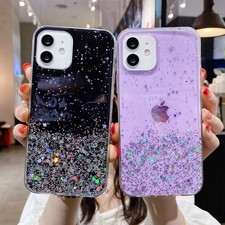 For Samsung Galaxy S26 S25 S24 A17 A57 A37 Fashion Bling Glitter Cute Case Cover
