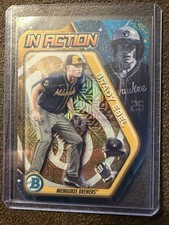 2025 Bowman Draft - Bowman in Action Brady Ebel #BIA-20 Gold Refractor /50 (RC)