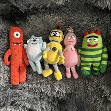Yo Gabba Gabba Full Set Of 5 Muno Plex Toodee Brobee Foofa TY Beanie Babies