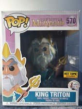Funko Pop! Vinyl Disney King Triton The Little Mermaid 570 Hot Topic Exclusive