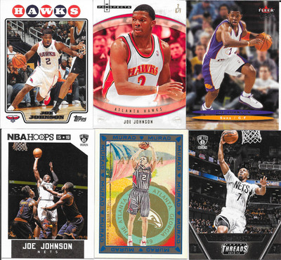 Joe Johnson 12 Karten Lot NBA Atlanta Hawks Brooklyn Nets Phoenix Suns Base Cards